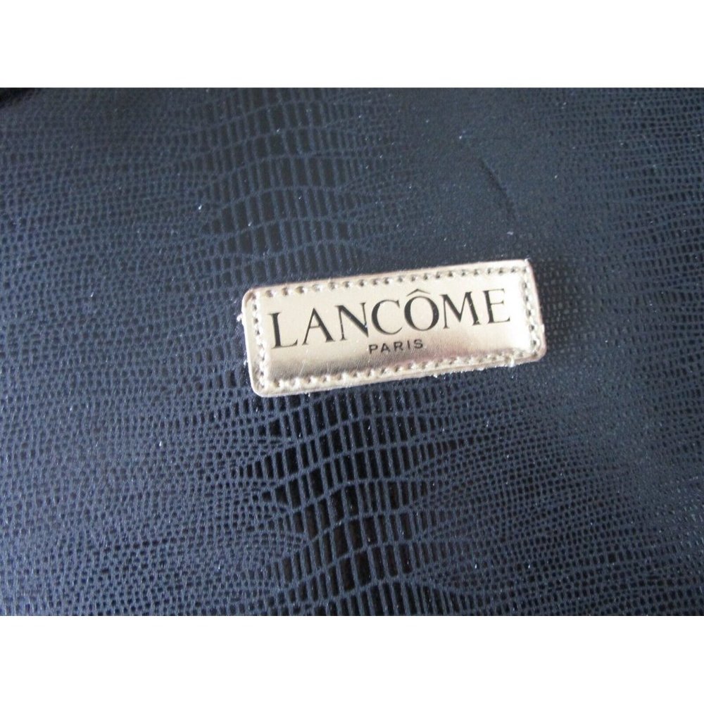 Lancome Paris Make-Up Bag Travel Case Cosmetic Round Zippered Zip Around Handle - Picture 4 of 14